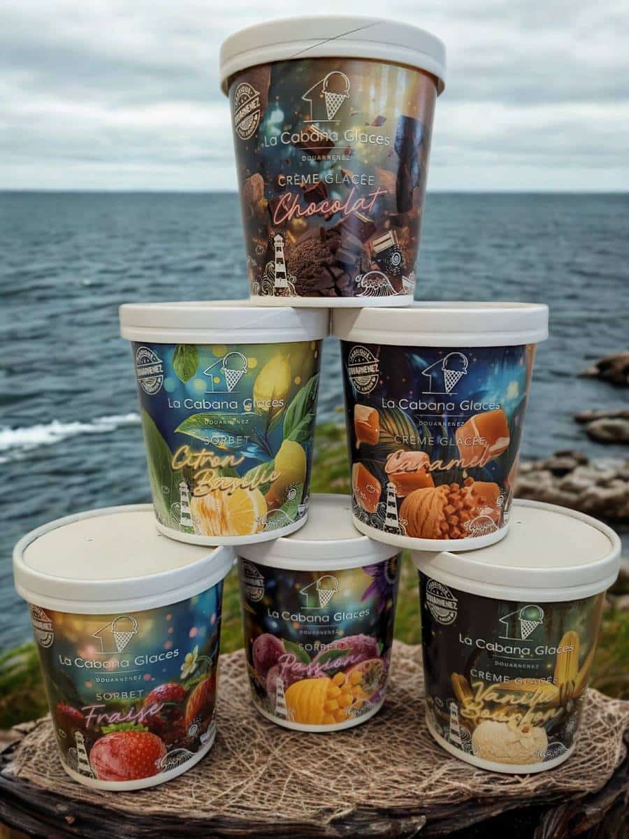 Gamme de glaces artisanales
